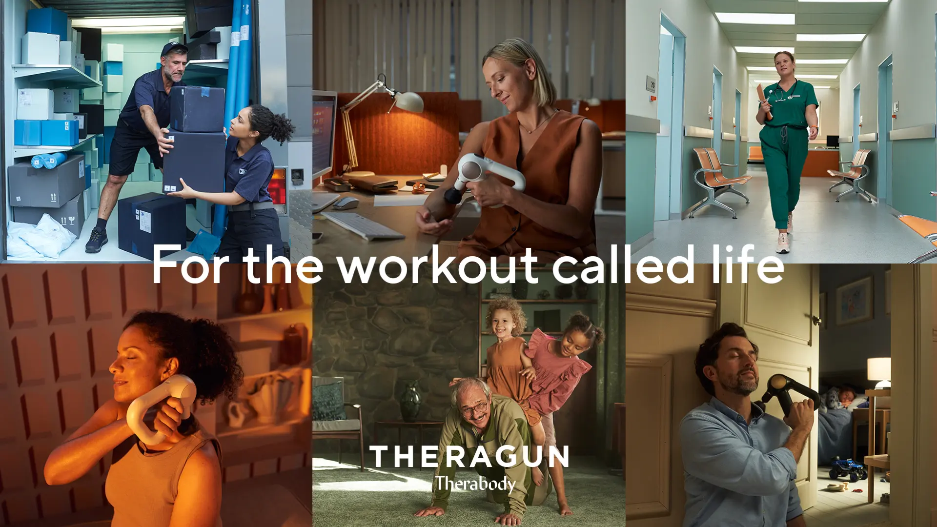 For the workout called life — campaign key visual